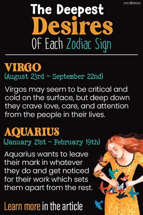 What Is Your Deepest Desire Secret Wishes Of 12 Zodiac Signs