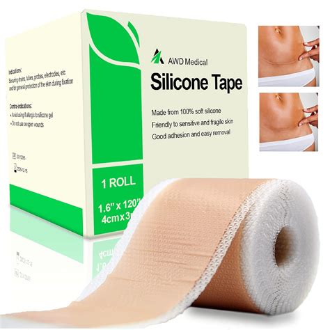 Awd Silicone Scar Tape For Surgical Scars Medical Grade