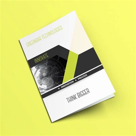 Single Fold Brochure Template