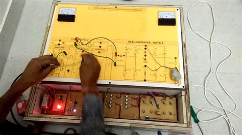 Single Phase Dual Converter Using Thyristor Youtube