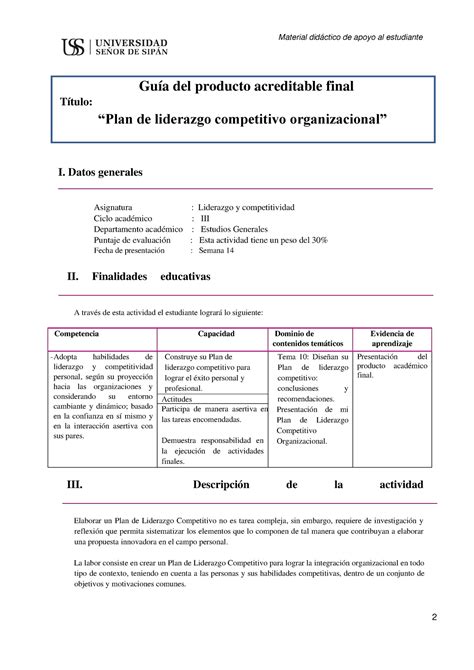 Guia Paf Suerte Gu A Del Producto Acreditable Final T Tulo