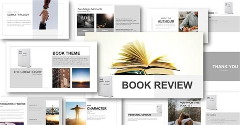 Book Review Powerpoint Template Amazing Slides