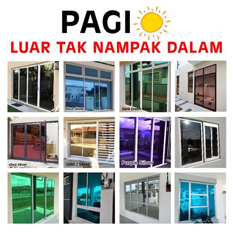 Free Tools Tinted Rumah Reflective Film Ply Korea Film Reflect Heat