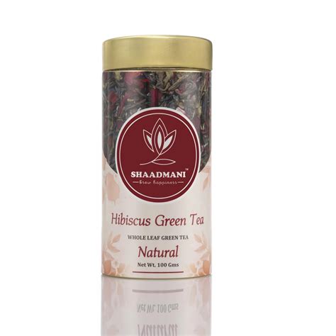 Aids Weight Loss Hibiscus Green Tea Shaadmani