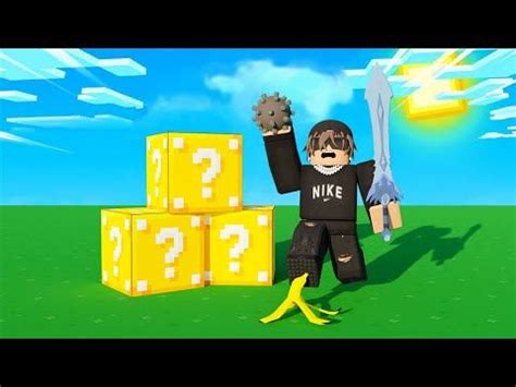 DEMOLISHING WITH OP LUCKY BLOCK ITEMS Roblox BedWars YouTube