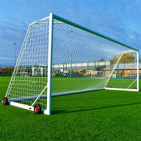 Sabre Senior Aluminium Self Weighted Rollaway Goal 24ft X 8ft