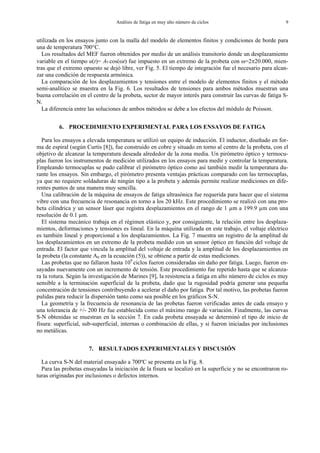 Analisis De Fatiga En Muy Alto Numero De Ciclos PDF