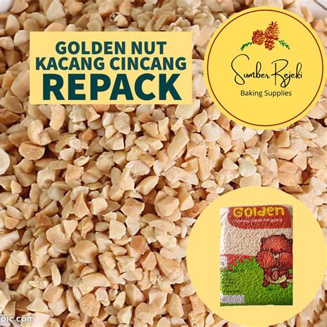 Jual Golden Nut Kacang Cincang Diced Peanut Kacang Cacah Panggang