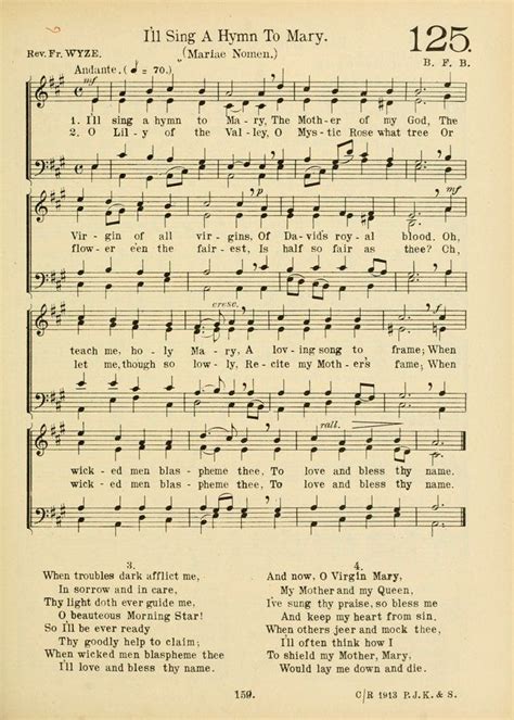 American Catholic Hymnal An Extensive Collection Of Hymns Latin