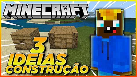 Minecraft Ideias De Constru Es Simples Pra Sobreviv Ncia Youtube