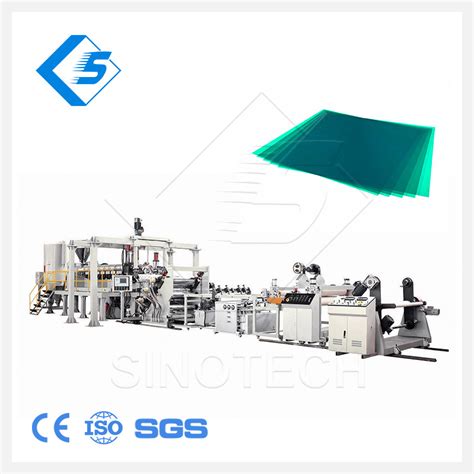 Fully Automatic Sinotech High Transparent Pet Sheet Board Extrusion