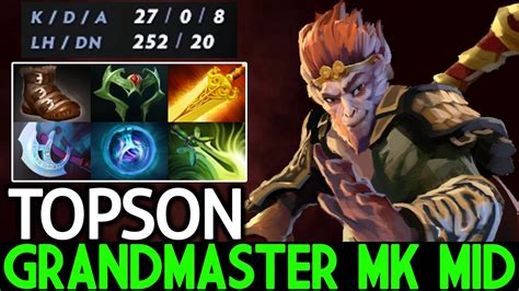 Topson Monkey King Grandmaster Mk Mid Kills With Radiance Build