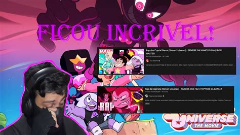 React Rap Das Cristal Gems E Da Espinela Steven Universo YouTube