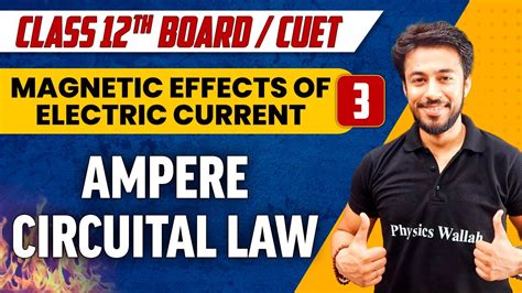 Magnetic Effects Of Electric Current Ampere Circuital Law Class