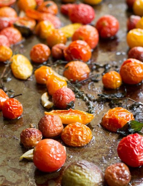 Slow Roasted Cherry Tomatoes Preserved In Olive Oil Recipe Roasted Cherry Tomatoes