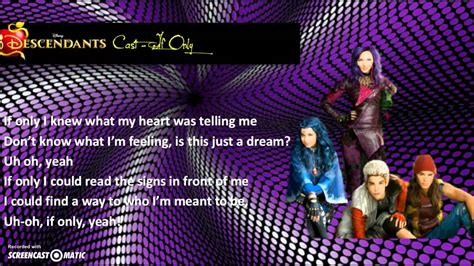 Descendants 3 Songs Lyrics