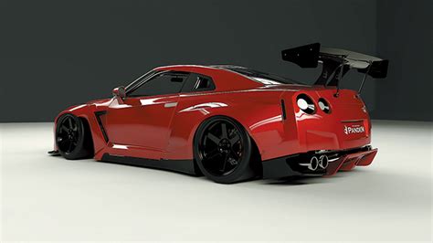 Pandem Nissan R35 Gt R Wide Body Kit Gt Wing 橋本コーポレーション