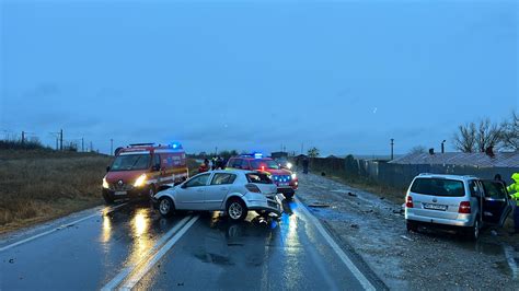 VIDEO Accident cu victime pe drumul dintre Tecuci și Galați Tecuceni