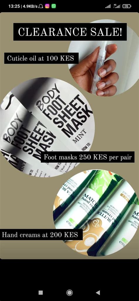 Clearance Sale Foot Mask Hand Cream Cuticle Oil Rough Hands