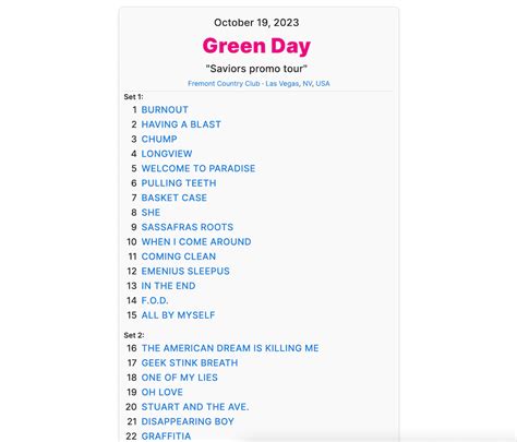 Now open: GreenDayLive.fm! | GreenDay.fm