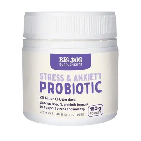 Big Dog Stress And Anxiety Probiotic 150g The Happy Pet Place