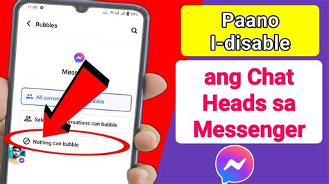 Paano Mag Alis Ng Mga Bubble Ng Chat Heads Sa Messenger Home Screen