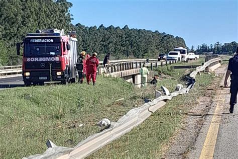 Despiste y vuelco en la autovía Artigas un camionero perdió la vida al