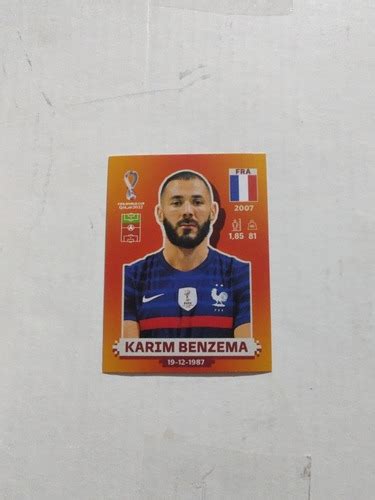 Figurita Karim Benzema Original Panini Mundial 2022 10 Mebuscar Argentina