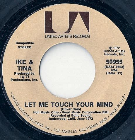 Ike Tina Turner Let Me Touch Your Mind Chopper 1972 Vinyl