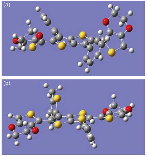 Dft B3lypg 31gd Optimized Geometries For A M2 And B M4 Hexyl