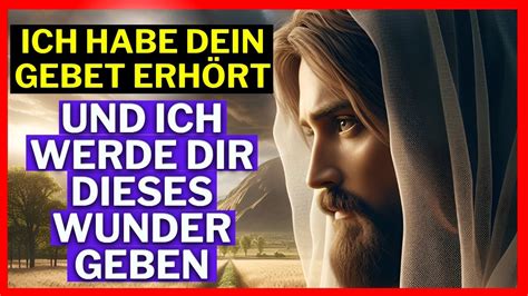 GOTT SAGT DIR Dein Gebet ist erhört das Wunder kommt Lass dich