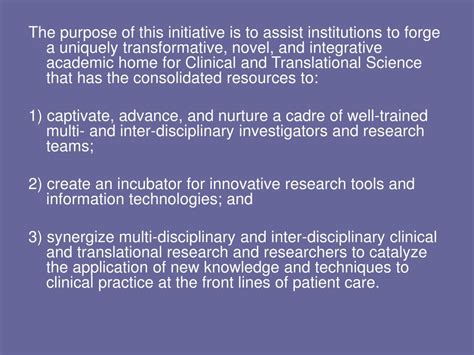 Ppt Clinical And Translational Science Award Ctsa Powerpoint