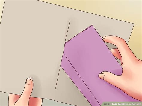 3 Ways To Make A Booklet Wikihow