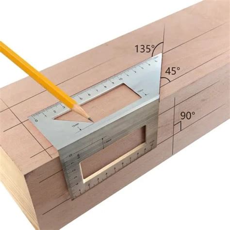 Regla De Aluminio Para Trabajar La Madera Scriber T Multifun Cuotas