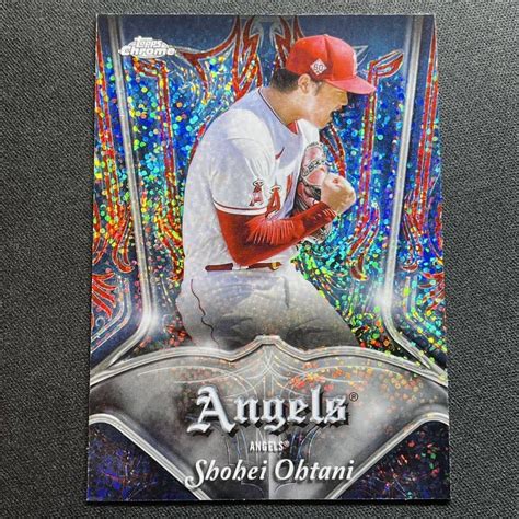 最新 2022 Topps Chrome 大谷翔平 Nop 1 インサートカード スペックルリフラクター Speckle Refractor