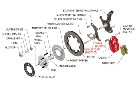 Disk Brake Assembly Diagram