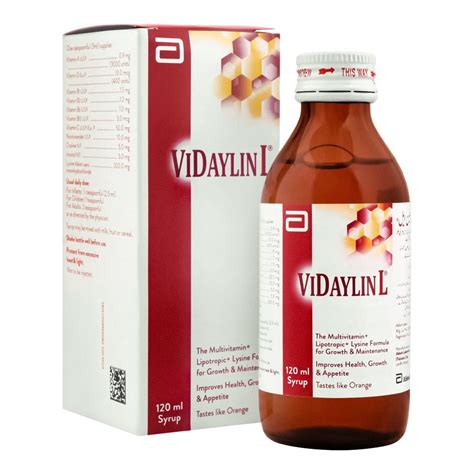 Buy Abbott ViDaylin L Syrup 120ml Online At Best Price In Pakistan