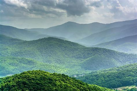 Appalachian Mountains Worldatlas