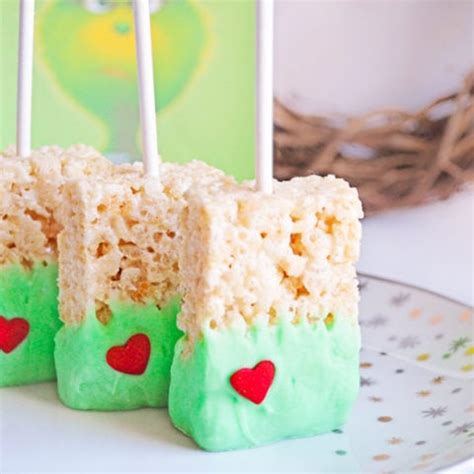 Grinch Rice Krispie Treats