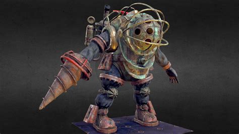 Big Daddy Bioshock Fan Art D Model By Manuel Gerhart Mgerhart