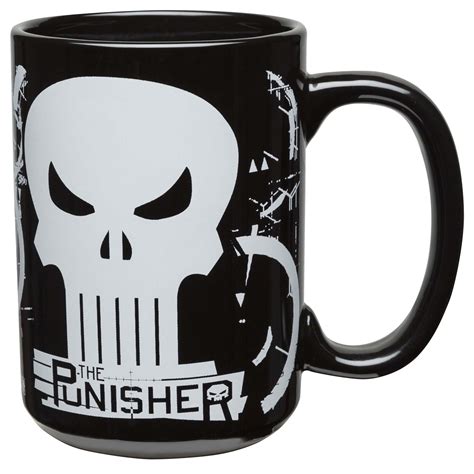 Zak Designs Marvel Comics 15 Ounce Punisher Coffee Mug Walmart