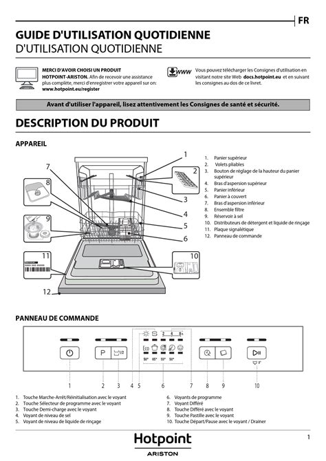 Notice lave vaisselle HOTPOINT HIC3B 26 Trouver une solution à un