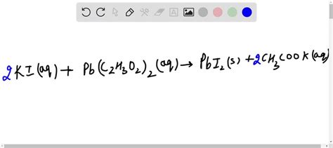 Enter A Molecular Equation For The Precipitation Reaction That Occurs If Any When Each Pair Of