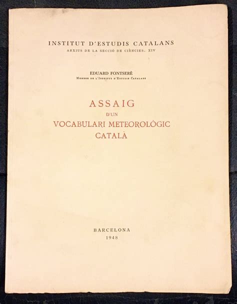 IEC on Twitter RT scaterm El primer vocabulari meteorològic català