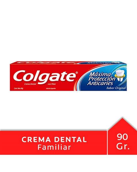 Crema Dental Colgate Máxima Protección Anticaries 90G