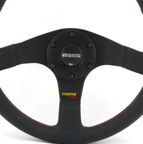 Bms Racing Autotuning Momo Leder Sportlenkrad Tuner Mm Schwarz