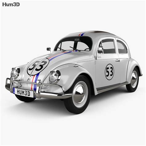 Volkswagen Beetle Herbie The Love Bug D Model Vehicles On Hum D