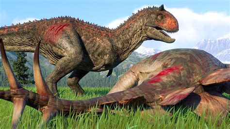 All Carnivore Vs Herbivore Dinosaurs Battle Royale In Biosyn Jurassic