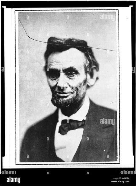 Abraham Lincoln, head-and-shoulders portrait, traditionally called last ...