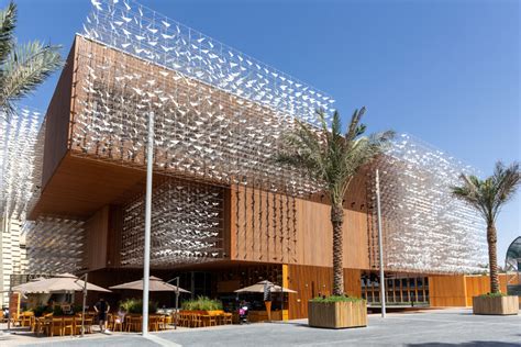 Poland National Pavilion At Expo 2020 Dubai Site With Wooden Facade